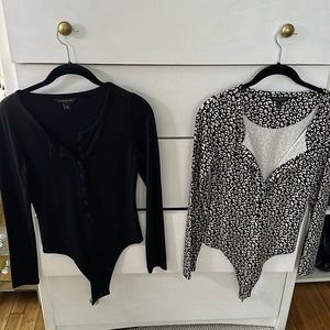 Two Banana Republic body suits